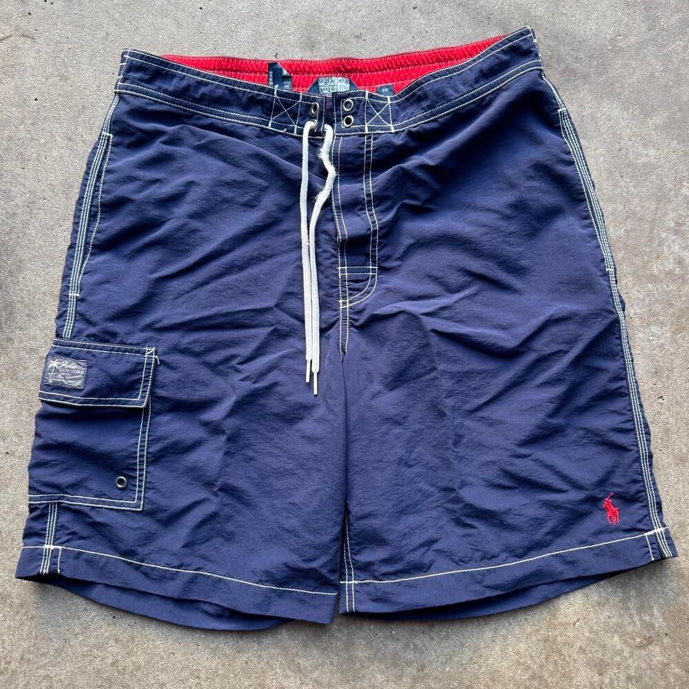 Polo-ralph-lauren Men's Navy and Blue Swim-briefs-shorts